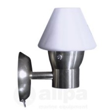 allpa RVS LED-Wandlamp, 8-30V/3,1W, LED 1x 3W, H=110mm