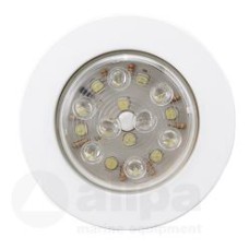 allpa Kunststof LED-Plafondlamp inbouw, Push-ON/OFF, 12V/1,15W, LED 5