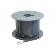 Platte PVC kabel met rood/zwarte aders