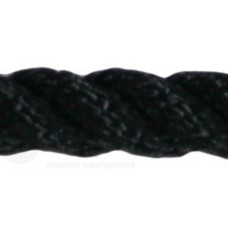 Allcord-1 12mm Zwart Geslagen Polyester; eco