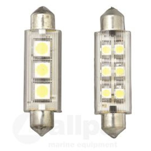 Annoteren voorstel nep allpa LED-Buislamp, 12V, 0,5W, 42x12mm, lichtkleur: warm white