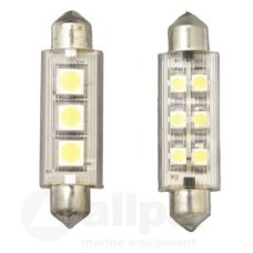 allpa LED-Buislamp, 12V, 0,5W, 42x12mm, lichtkleur: warm white