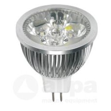 allpa MR16 LED-vervangingslamp, 4x1W, 12V (vergelijkbaar met 10-15W Gloeilamp) warm wit, dim