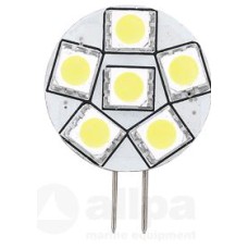 allpa G4 LED-vervangingslamp, zij-insteek, 23mm, 6x0,3W (1,8W) / 10-30V, warm white