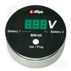 allpa Battery watch monitor BW-03, slimme spanningsmeter voor meerdere Accu's, display:groen