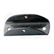 allpa RVS Voet, voor buis 22,25mm, L=45mm