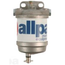 allpa Dieselfilter met waterafscheider en kunststof reservoir, 50l/h