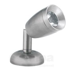 allpa Messing-Verchroomd LED-Wand / Leeslamp (mini), 8-30V/1,2W, LED 1x 1W, H=84mm