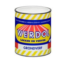 Werdol Grondverf - Zwart - 0,75 L